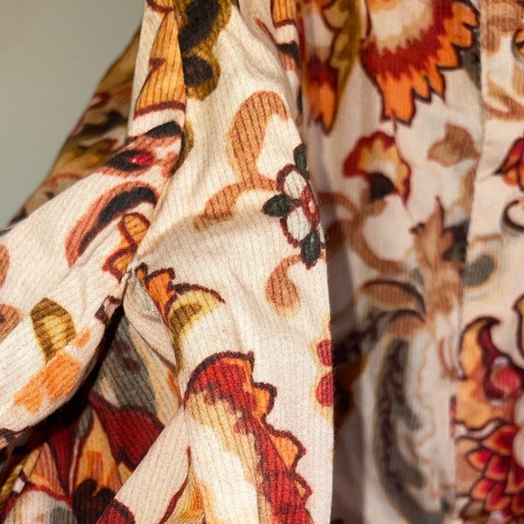 Love The Label Lainy Mini Dress in Fiona Floral Size pouf sleeve Medium - Picture 11 of 13